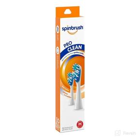 img 4 attached to 🦷 Enhance Oral Care with HAMMER Spinbrush Pro Clean Replacement Medium Toothbrushes & Accessories