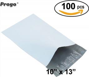 img 1 attached to Progo'S Tear-Proof 10X13 Self-Sealing Poly Mailers — водостойкие и экономичные транспортные конверты/пакеты (100 карат)