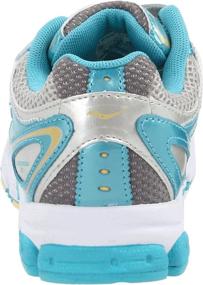 img 2 attached to 👟 Saucony Grid Ignition Running Little Girls' Shoes - Athletic: Boost Their Performance with Superior Comfort and Style