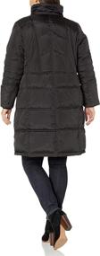 img 1 attached to 🧥 Classy London Fog Plus Size Mid Length Faux Fur Coats, Jackets & Vests for Women