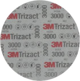 img 2 attached to 🔍 6 inch 3M Trizact Hookit Foam Disc, P3000 Grit, 15 Discs per Carton - 02085