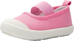 img 2 attached to RVROVIC Casual Canvas Sneaker Toddler Girls' Shoes ~ Flats