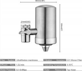 img 1 attached to Upgrade Your Kitchen With RuiLing'S Ultrafiltration Faucet Water Filter