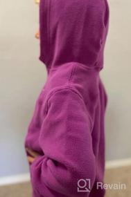 img 8 attached to Флисовая куртка с капюшоном на молнии для малышей для мальчиков и девочек: уютная детская верхняя одежда Snonook!