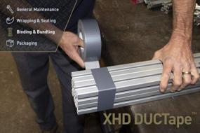img 2 attached to IPG XHD DUCTape, Extra Heavy Duty Duct Tape, 1.88" X 10 Yd, Silver (Single Roll)