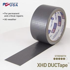 img 3 attached to IPG XHD DUCTape, Extra Heavy Duty Duct Tape, 1.88" X 10 Yd, Silver (Single Roll)