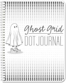 img 3 attached to Large 8.5" X 11" Wire-O Ghost Grid Dot Journal Bullet Notebook 120 Pages - BookFactory JOU-120-7CW-A(DotJournal)
