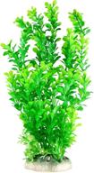 artificial plastic plant green, 13-inch - cnz aquarium decor fish tank decoration ornament logo