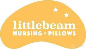 img 1 attached to Floral Medallions littlebeam: Portable and Versatile Baby Bottle and Breastfeeding Nursing Support Pillow featuring Memory Foam