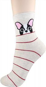 img 2 attached to Женские носки DEARMY Cat: уникальный дизайн для веселых девочек и отличные рождественские подарки