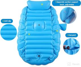 img 2 attached to Pawsky Inflatable Portable Swimming Foldable