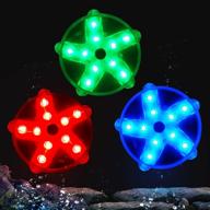 3pcs led floating pool lights for bathtub fountain hot tub, ip68 waterproof color changing magnetic pond starfish lamp party vase wedding home decorations - blufree 3.3 logo