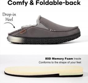 img 2 attached to Comfortable And Versatile LongBay Memory Foam Moccasin Slippers For Men - Ideal For Indoor And Outdoor Wear