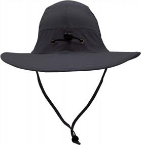 img 2 attached to Outdoor Summer Bucket Hat For Hiking, Camping, Fishing, Operator Floppy Military Sun Cap For Men Or Women