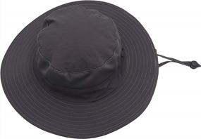 img 1 attached to Outdoor Summer Bucket Hat For Hiking, Camping, Fishing, Operator Floppy Military Sun Cap For Men Or Women