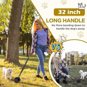 img 3 attached to Effortlessly Clean Your Yard With BONTHEE'S Foldable Pooper Scooper For Large Dogs