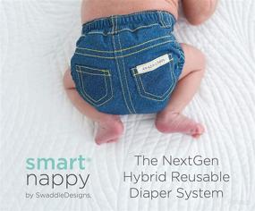 img 1 attached to 👶 SmartNappy Disposable Inserts for Amazing Baby Hybrid Diaper Cover, Size 1, 5-10 lbs, 84 Count - Extra Absorbent and Plastic-Free Liner
