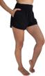 boho beach shorts cover up - piyoga's high waist comfy summer essential logo