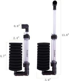 img 3 attached to 🐟 Powkoo 10-Layer Aquarium Filter Sponge: Silent and Efficient Filter for Freshwater and Saltwater Fish Tanks
