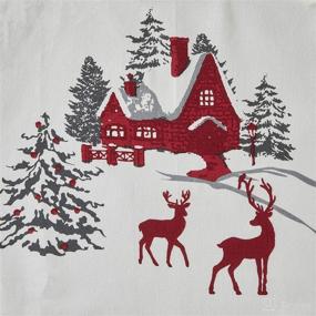 img 3 attached to 🎅 Natural SKL Home By Saturday Knight Ltd. Winter Greetings Apron, 27X33 inches
