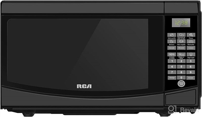 rca rmw733 전자레인지 화이트 블랙 로고
