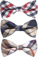 hisdern adjustable pre-tied bowties for weddings logo