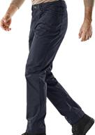 men's flex stretch tactical water resistant ripstop cargo pants, lightweight edc outdoor hiking work pants by cqr logo