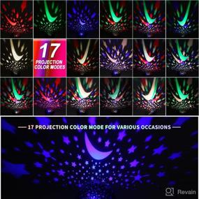 img 3 attached to 🌟 SCOPOW Star Projector Night Light: Rotating Glow in the Dark Lamp with Timer - Bedroom Decor for Kids, Perfect Birthday Gift for Baby Toddler Girls & Boys