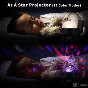 img 1 attached to 🌟 SCOPOW Star Projector Night Light: Rotating Glow in the Dark Lamp with Timer - Bedroom Decor for Kids, Perfect Birthday Gift for Baby Toddler Girls & Boys