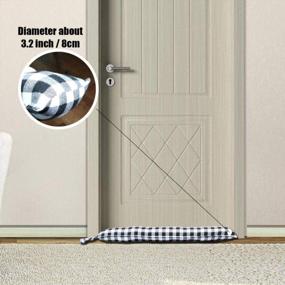 img 3 attached to Keep Out Unwanted Drafts And Noise With EDLDECCO 31-Inch Under Door Draft Stopper - Heavy Duty, Energy Efficient, And Stylish Decor For Any Room!