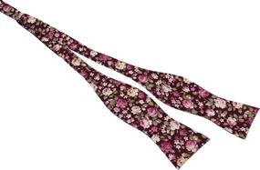 img 2 attached to Floral Bowties 100 Cotton Butterfly Ties Various Men's Accessories better for Ties, Cummerbunds & Pocket Squares