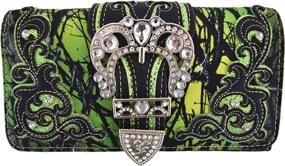 img 2 attached to Camouflage Western Concealed Country Shoulder Women's Handbags & Wallets ~ Shoulder Bags