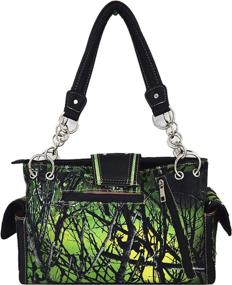 img 1 attached to Camouflage Western Concealed Country Shoulder Women's Handbags & Wallets ~ Shoulder Bags