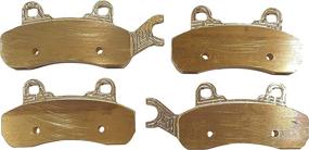 img 1 attached to Brass Brake Pads Compatible 715900379
