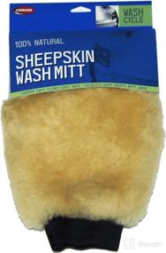 img 1 attached to Carrand 40305 Champagne Sheepskin Wash Mitt: Premium Quality for Spotless Cleaning Results