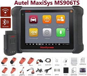 img 4 attached to 🚗 Autel MS906TS Advanced Car Diagnostic Scanner with TPMS Programming, ECU Coding, and Active Test - Including Extra Screen Protector and OE-Level Features such as IMMO Keys, Oil Reset, EPB/SAS/DPF/ABS Bleeding (Maxisys MS906BT+MK808TS/TS608)