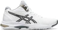 asics womens netburner ballistic volleyball women's shoes : athletic logo