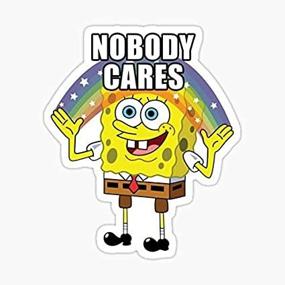 img 3 attached to Spongebob Nobody Cares Sticker Graphic