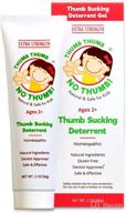 thumb thumb no thumb extra strength - all natural thumb sucking deterrent for kids, dentist approved, stop thumb sucking: a reliable solution logo