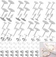 COLIBYOU 50 Pcs Soft Clear Hypoallergenic Silicone Earring Backs Ear S