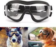 🐶 namsan large dog goggles | uv protection sunglasses for medium to large dogs | windproof, anti-fog outdoor pet glasses | adjustable dog sunglasses логотип