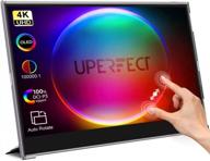 💻 uperfect portable monitor with 1920x1080 display, 13.3-inch screen, blue light filter, frameless design, flicker-free technology, and 3840x2160p hd resolution (model 156l01) logo