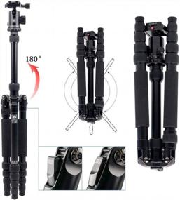 img 1 attached to 17.6Lbs Load SIRUI NT-1005X+E-10 2-In-1 Aluminum Camera Tripod Monopod With 360 Panorama Ball Head For DSLR Video Camcorders