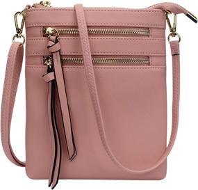 img 4 attached to 👜 Premium Crossbody Handbags: Stylish Women's Crossover Shoulder Handbags with Wallets and Bags