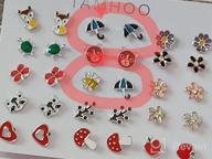 img 1 attached to Stainless Animals Mushroom Umbrella Earrings review by Tina Stamey