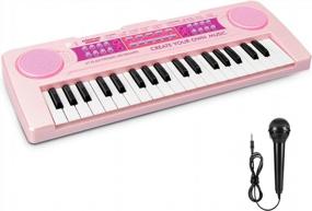img 4 attached to 37 Key Kids Piano Keyboard With Microphone - Perfect For 3-8 Year Olds! | APerfectLife