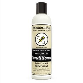 img 4 attached to All-Natural Hair Conditioner By Beessential - Perfect For Men, Women, And Teens - Sulfate-Free And Color-Safe - Made In USA - 8Oz.