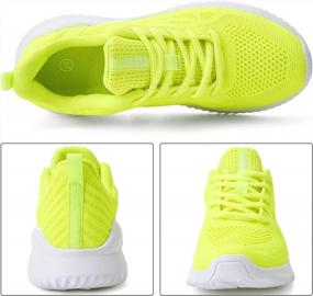img 1 attached to Women'S Lightweight Breathable Memory Foam Running Sneakers - Walking Tennis Shoes For Nurses, Gym Jogging Trainers
