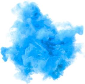 img 2 attached to Gender Reveal Party Balloons - PROLOSO Jumbo 36" Smoke Bombs With Blue Powder & Confetti Boy Kit