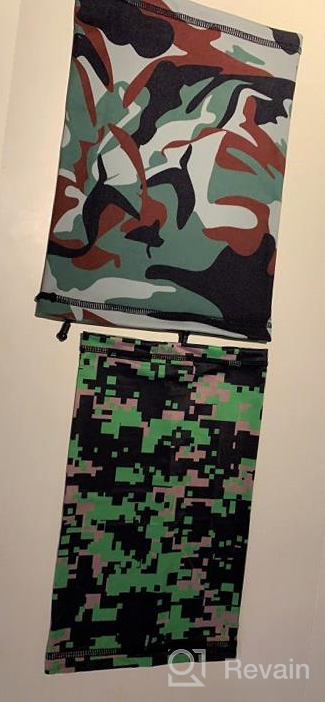 img 1 attached to Rollce Camouflage Drawstring Accessories: Windproof Protection for Girls review by Shannon Williams